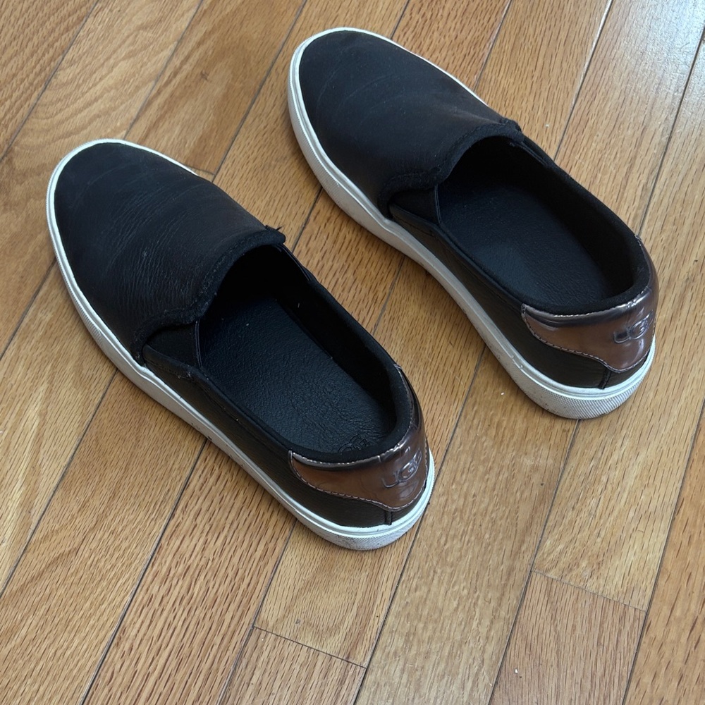 UGG Black Slip-On Athletic Shoes